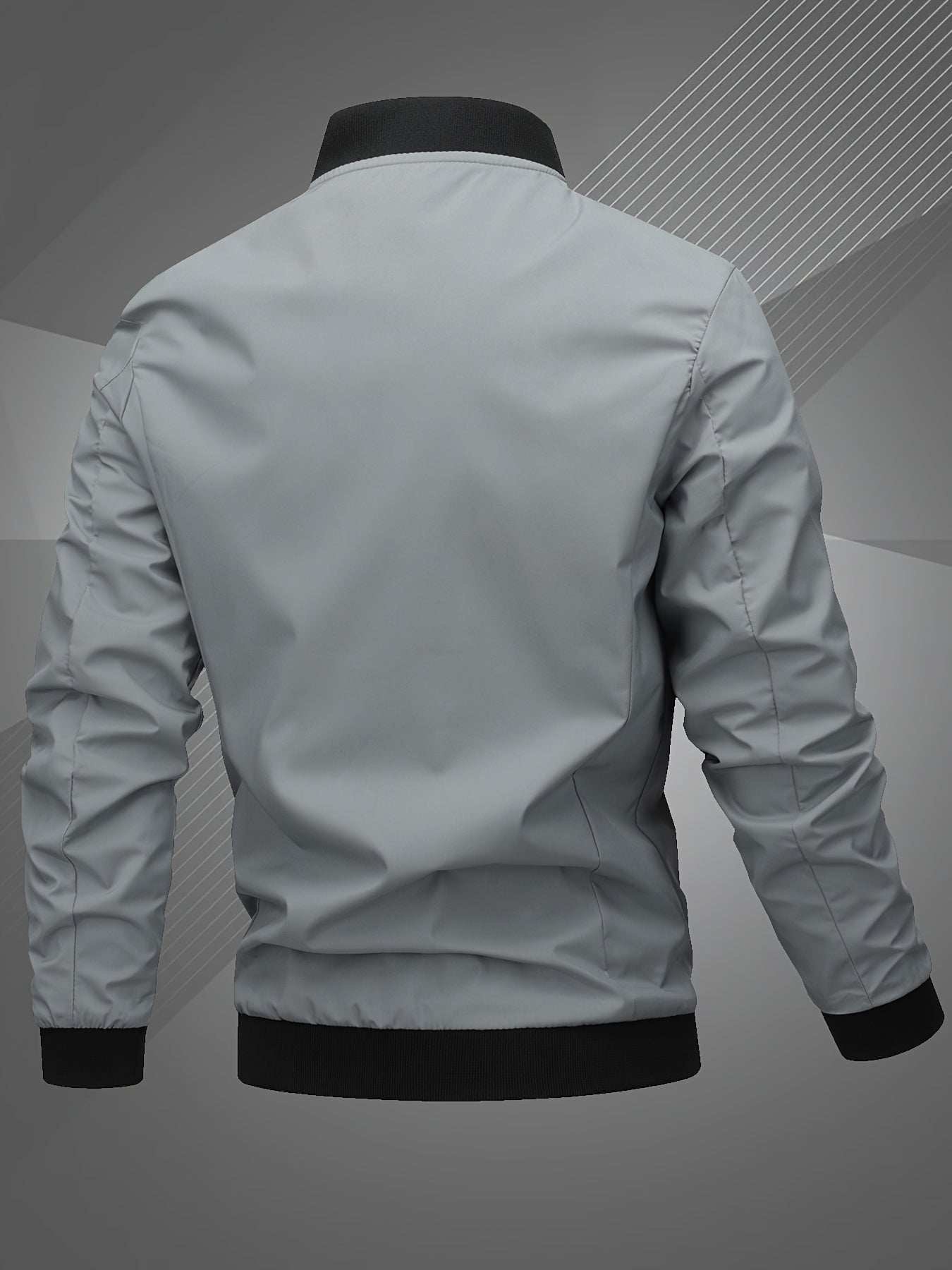Harm | Casual Bomber Jacket with Long Sleeves