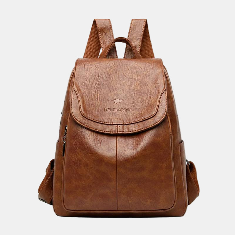 Isabella | Premium Leather Backpack with Secure Design