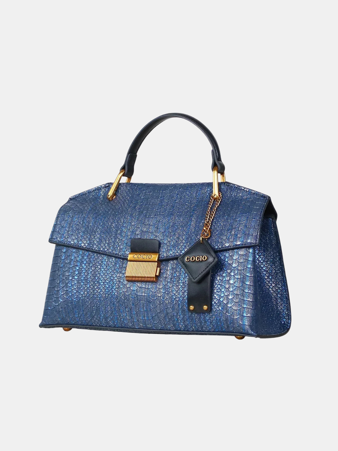 Clarissa Python Print Tote