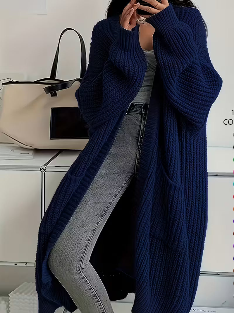 Nordiv™ | Long Knitted Cardigan Women