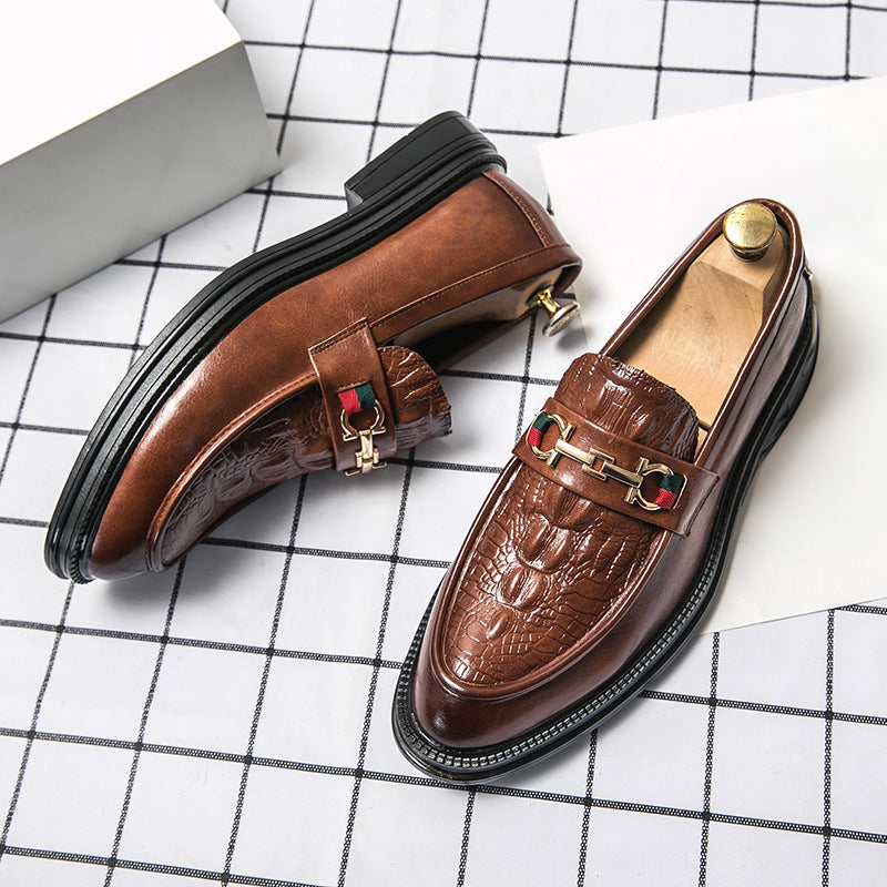 Nordiv™ | Textured Leather Loafers