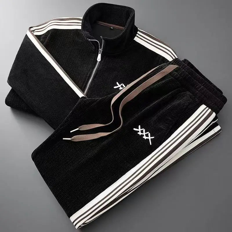 Alessandro Veneti Corduroy Athletic Tracksuit