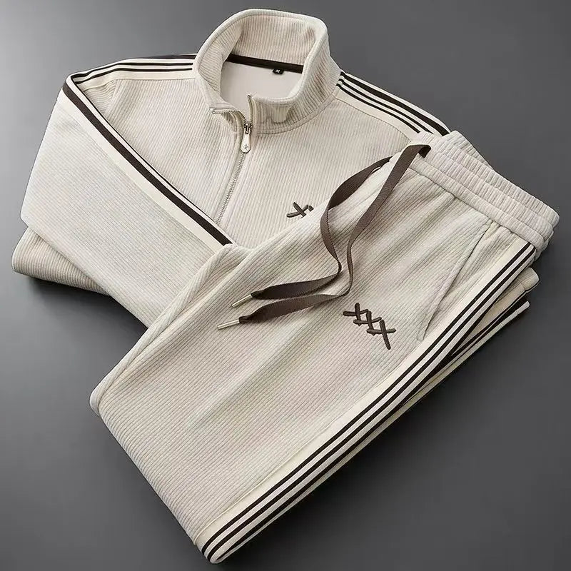 Alessandro Veneti Corduroy Athletic Tracksuit