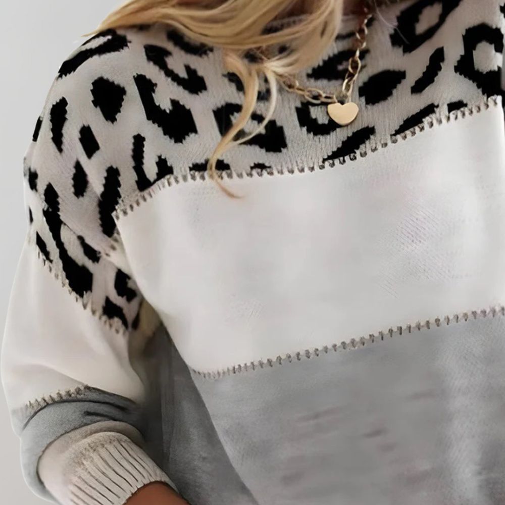 Nordiv™ | Leopard Print Jumper
