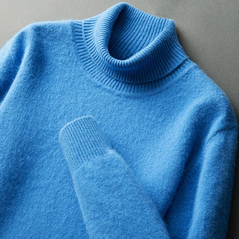 Cozy CloudSoft Turtleneck Knit Sweater