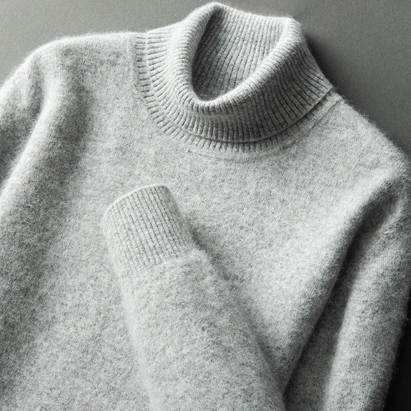 Cozy CloudSoft Turtleneck Knit Sweater