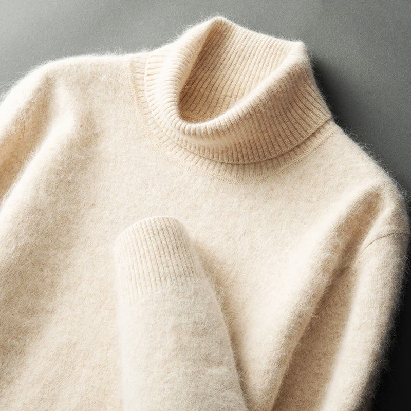 Cozy CloudSoft Turtleneck Knit Sweater