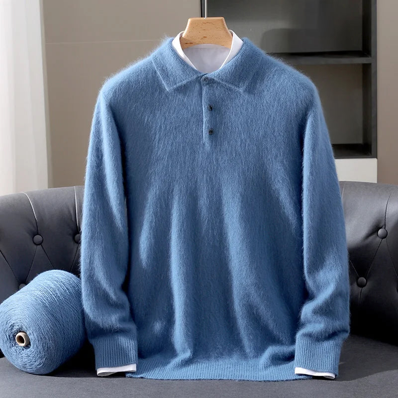 EverWarm Cashmere Polo Knit Sweater