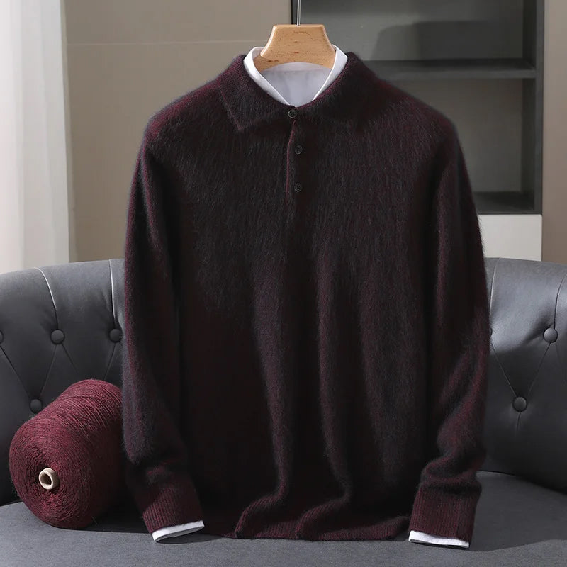 EverWarm Cashmere Polo Knit Sweater
