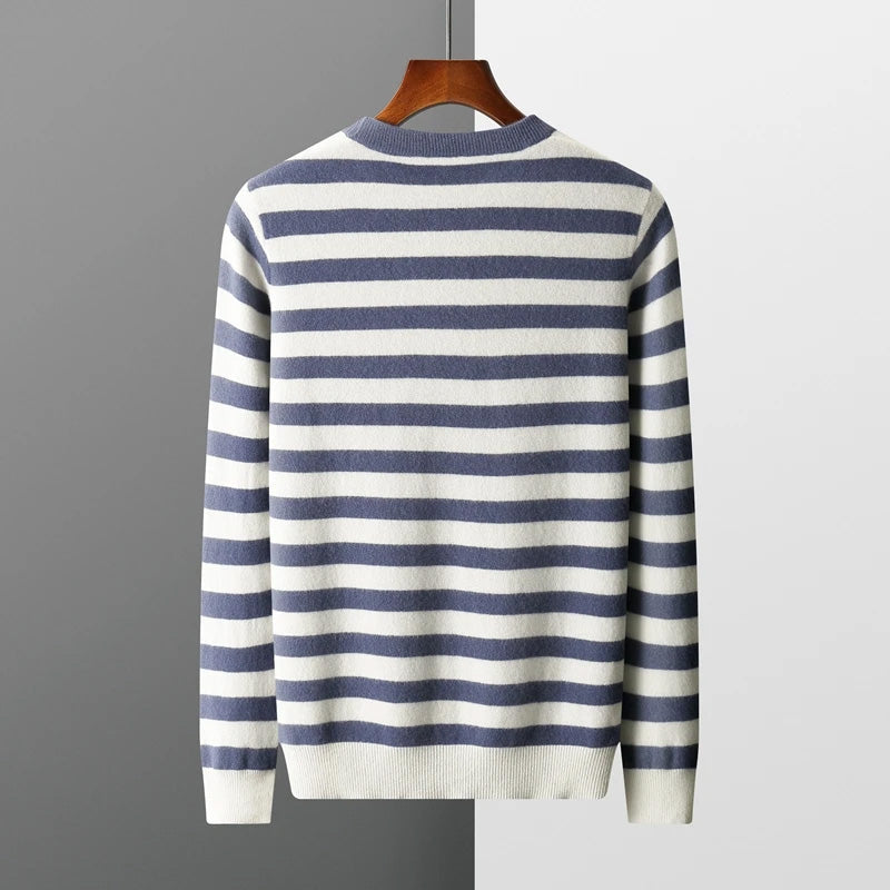 Striped Cashmere Sweater by François Blanchet
