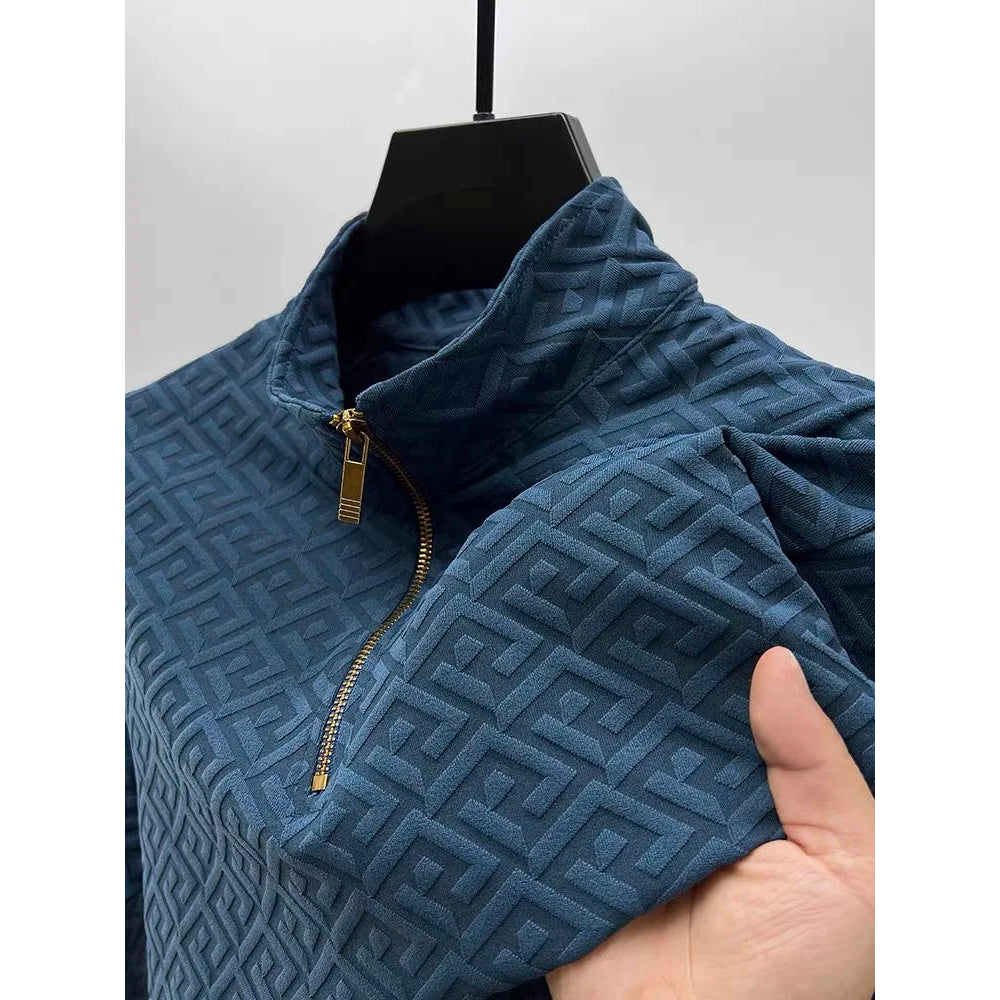 Lorenzo Vitali Luxe Jacquard Sweater