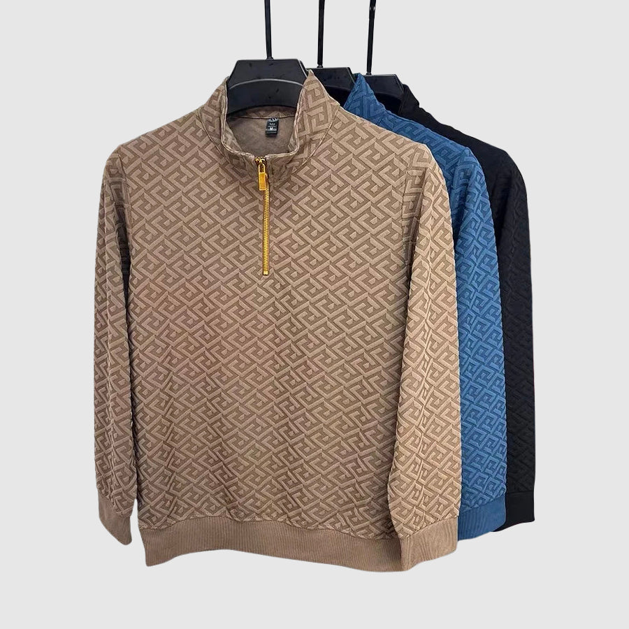 Lorenzo Vitali Luxe Jacquard Sweater