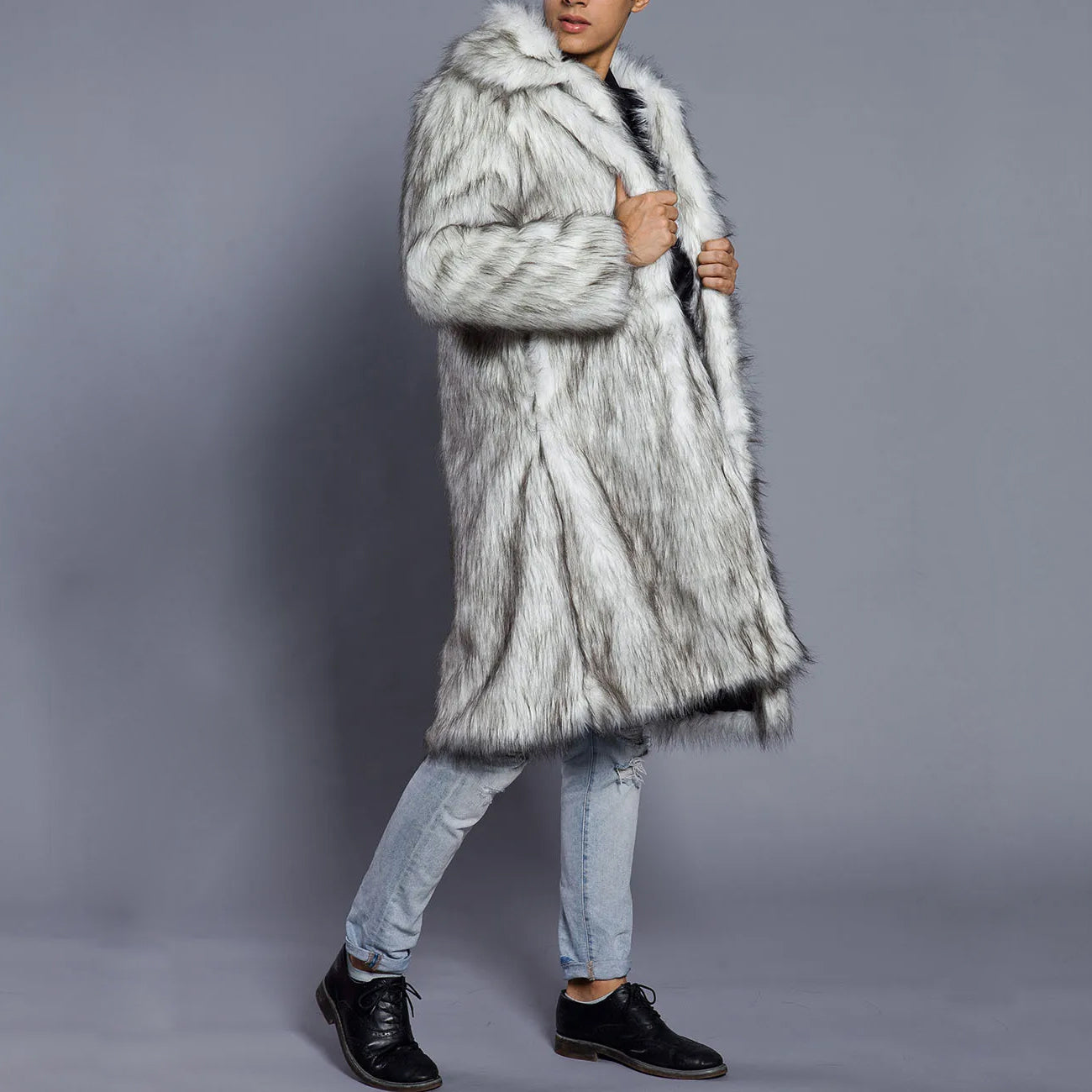 Lorenzo Vitali Luxurious Winter Fur Coat