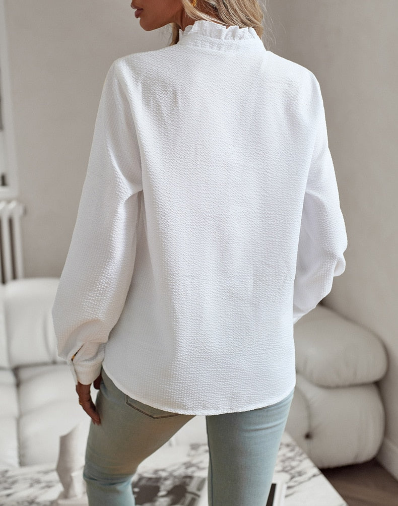 Talbot™ | Ruffle Long Sleeve Shirt