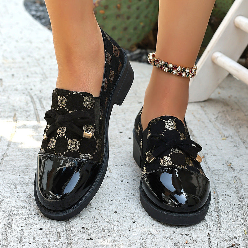 Nordiv™ | Velvet Bow Loafers