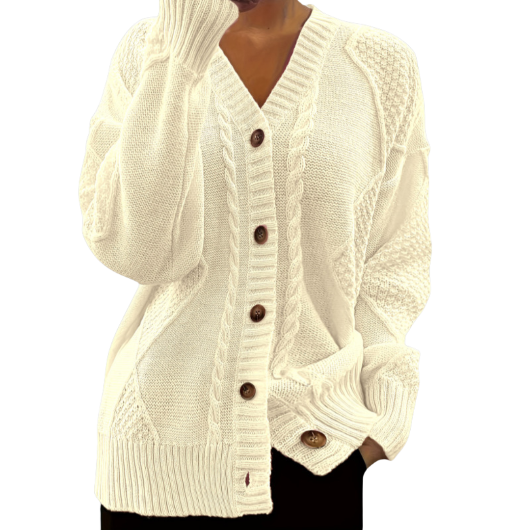Nordiv™ |` Cable Knit Cardigan
