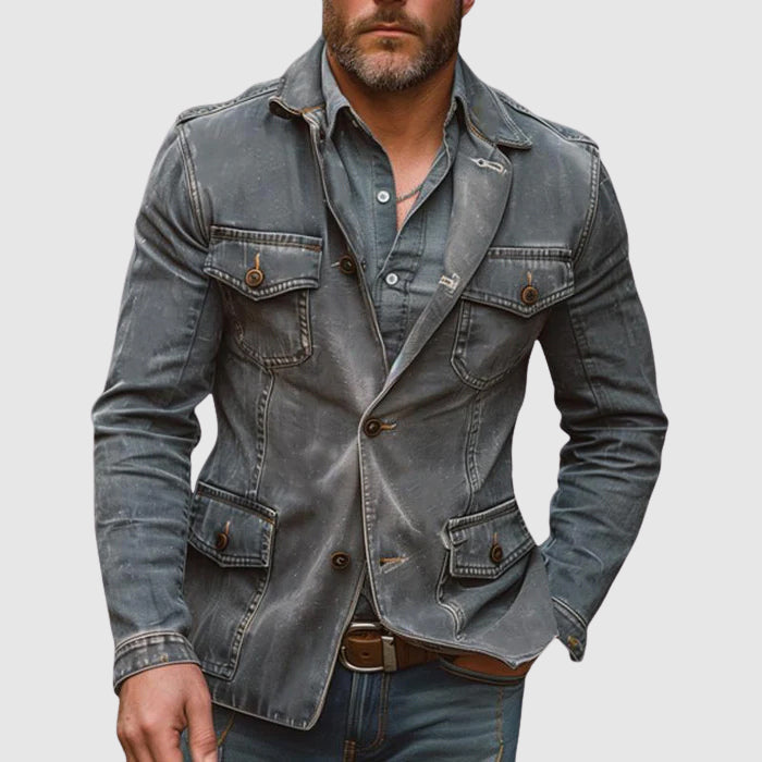 Roberto Russo Distressed Denim Jacket