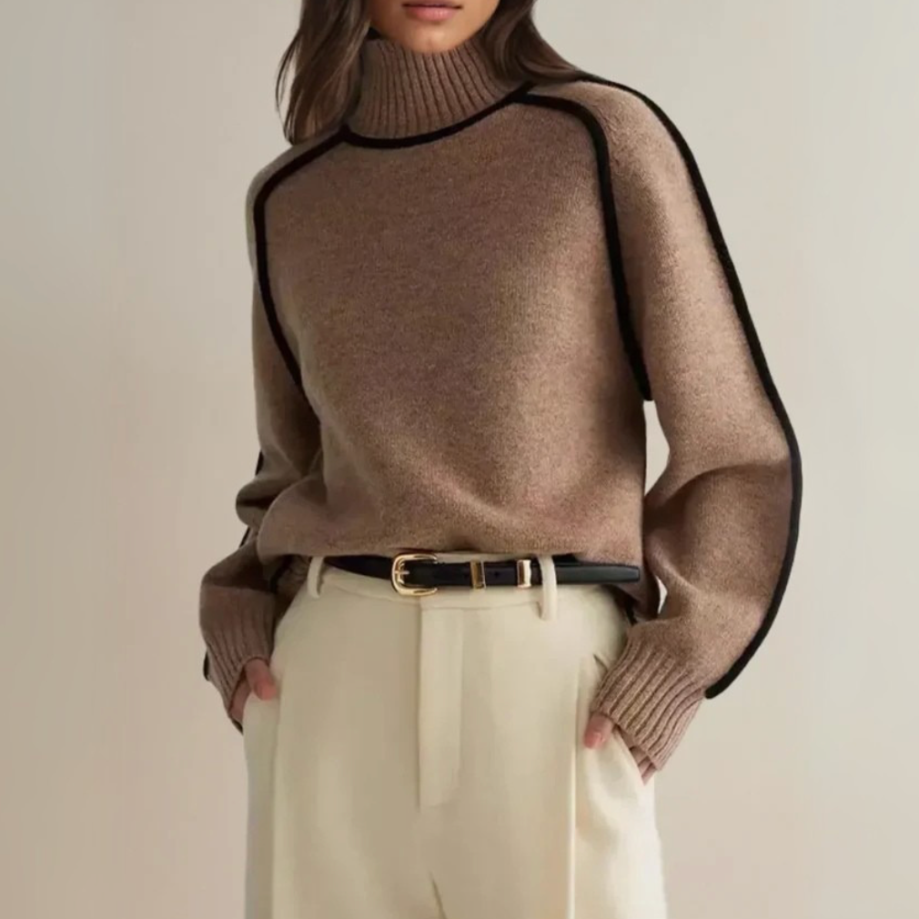 Evie™ – Elegant Turtleneck Sweater for Timeless Sophistication