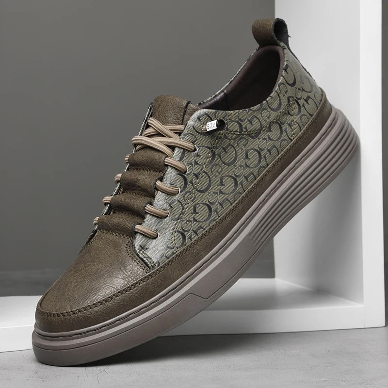 Nordiv™ | Urban Artisan Leather Sneakers