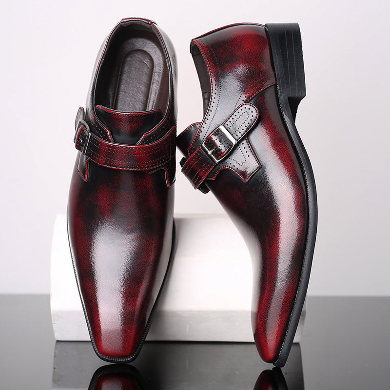 Nordiv™ | Glossy Monk Shoes