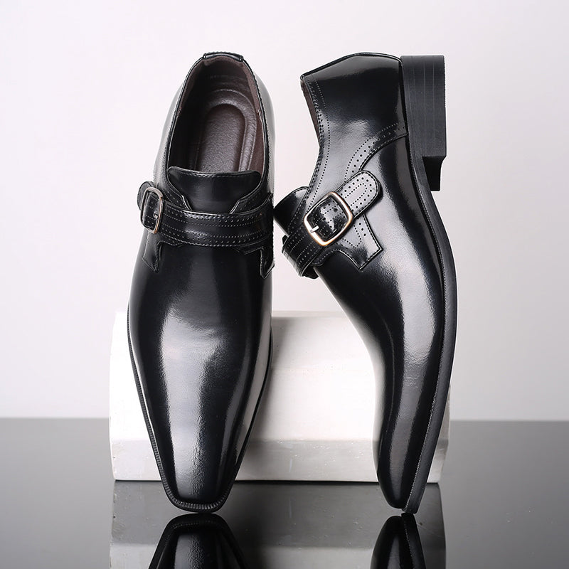 Nordiv™ | Glossy Monk Shoes