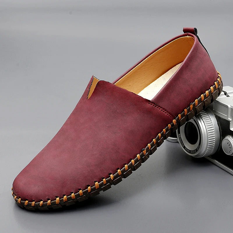 Nordiv™ | Santorini Leather Slip-On Shoes