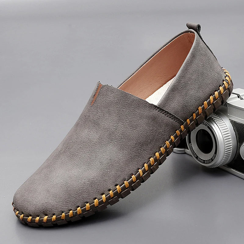 Nordiv™ | Santorini Leather Slip-On Shoes
