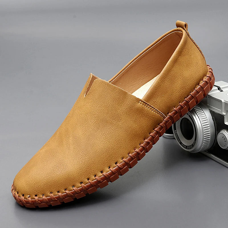 Nordiv™ | Santorini Leather Slip-On Shoes