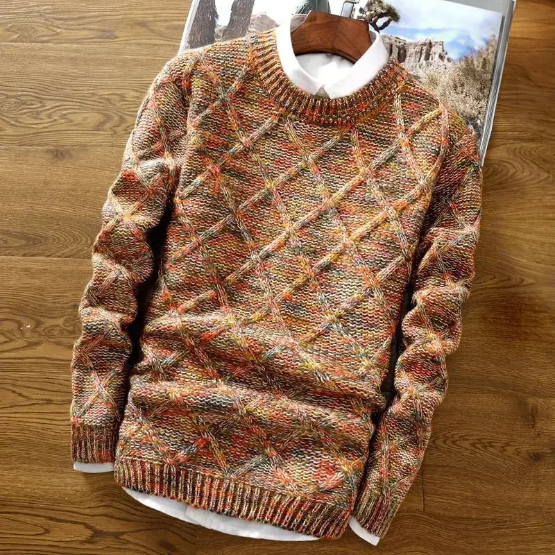 Theodore Willow Knit Wool Crewneck Sweater