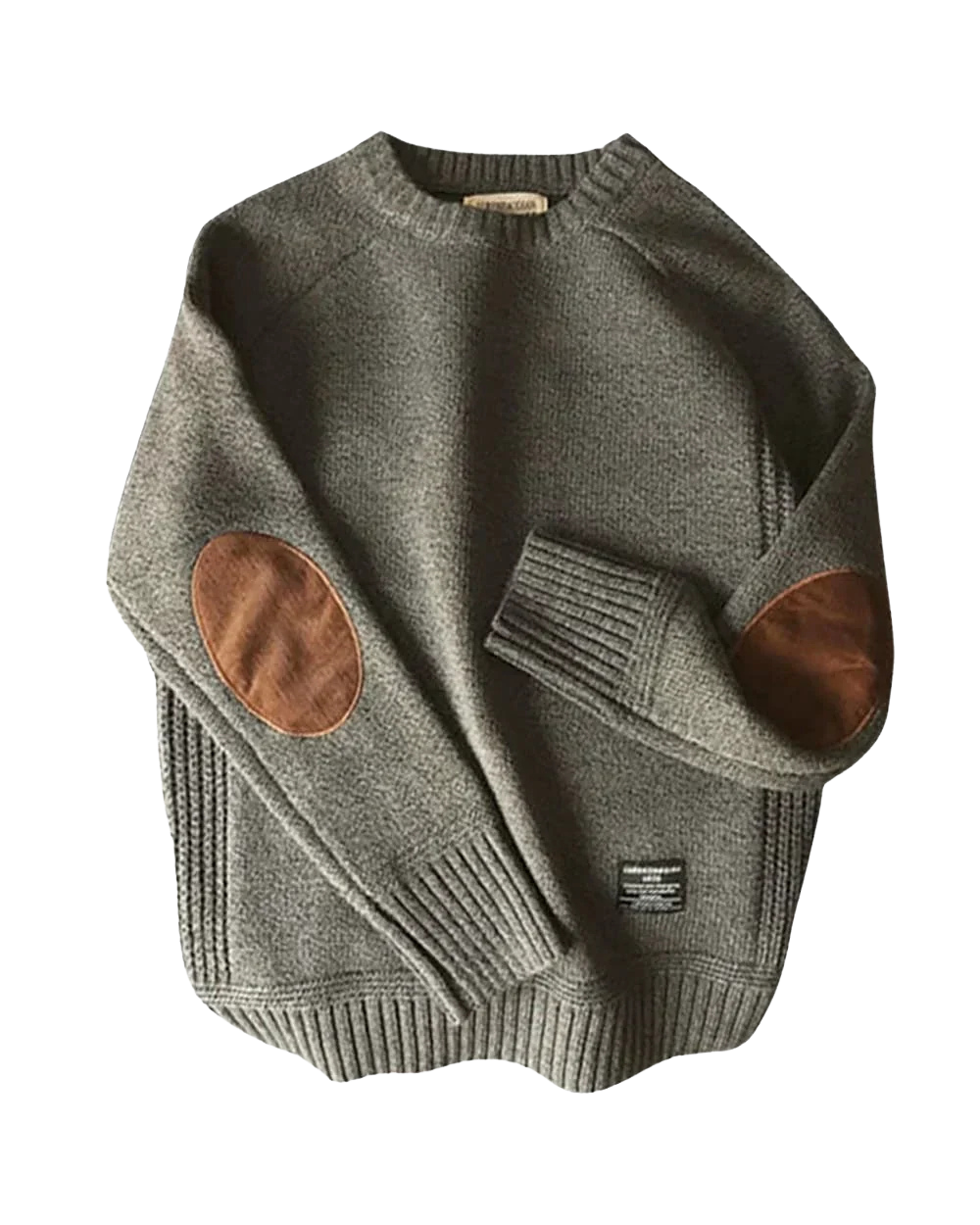 Henry - Wool Sweater with Elbows