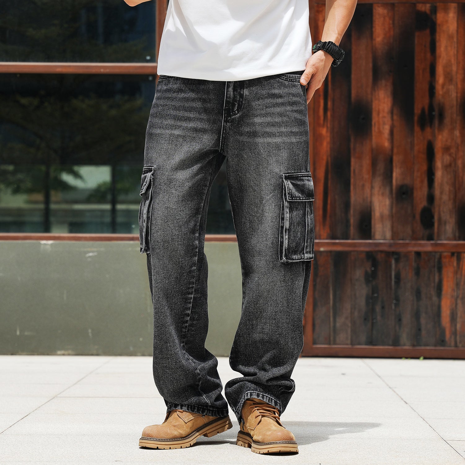 Nordiv™ | Urban Oversized Cargo Denim Pants