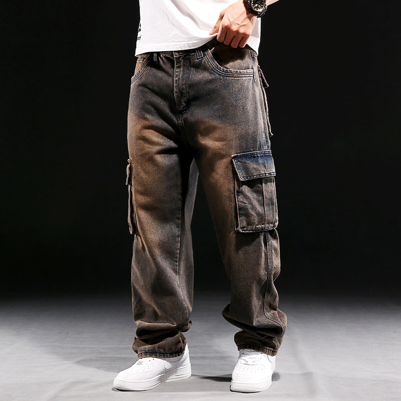 Nordiv™ | Urban Oversized Cargo Denim Pants
