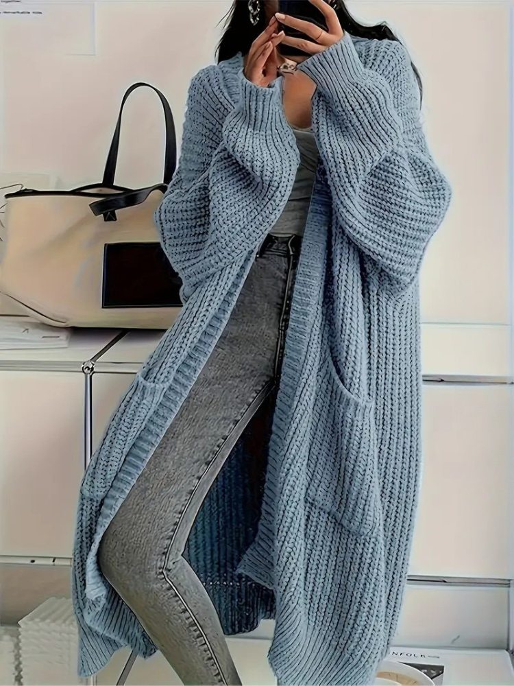 Nordiv™ | Long Knitted Cardigan Women
