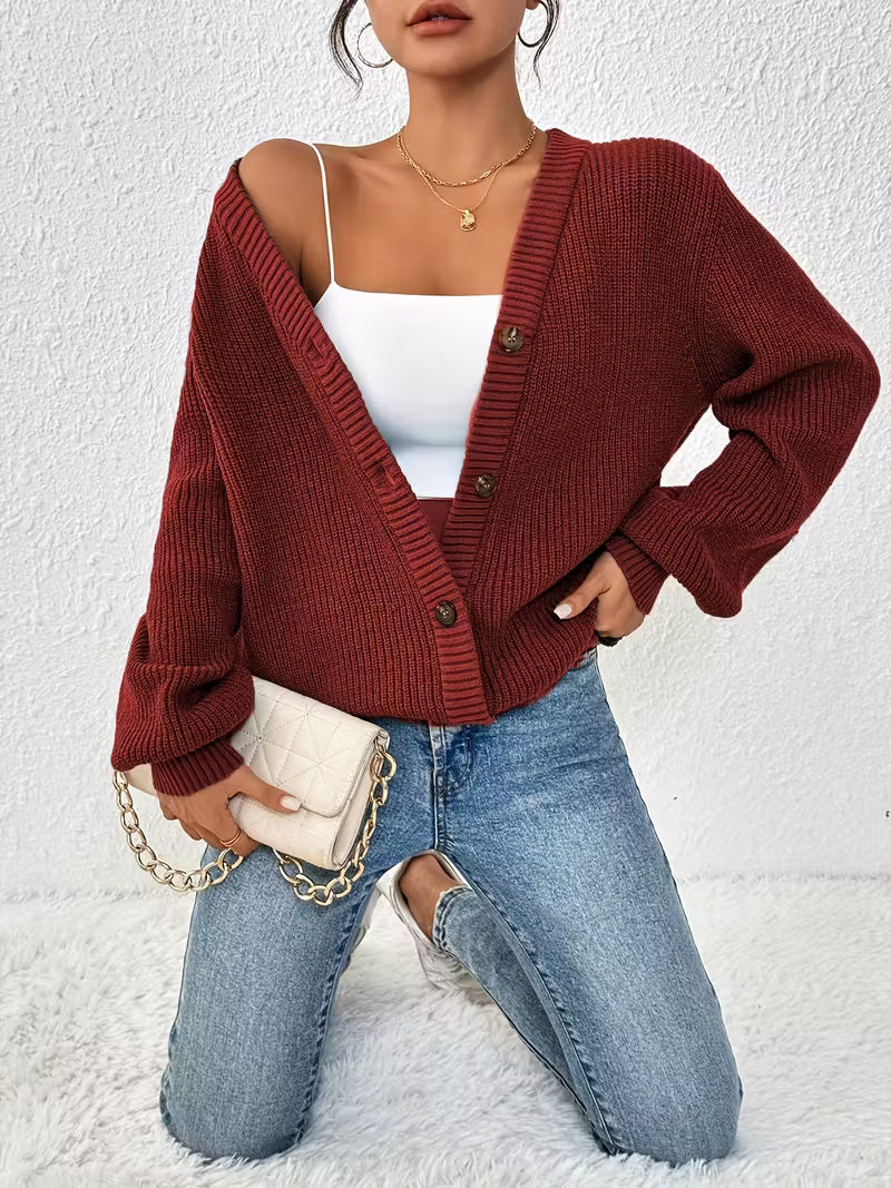 Nordiv™ | Cozy Knit Button Cardigan