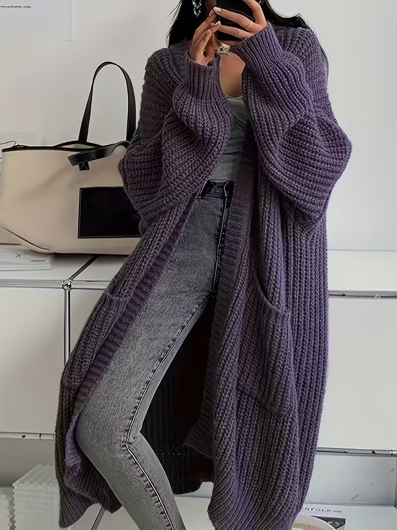 Nordiv™ | Long Knitted Cardigan Women